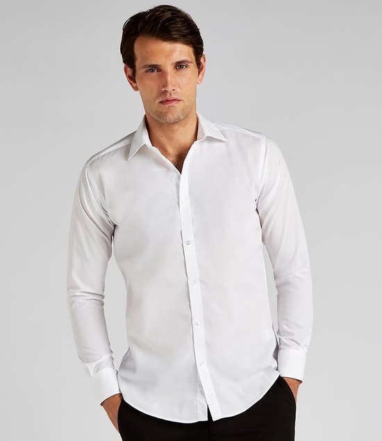 Kustom Kit - Long Sleeve Slim Fit Business Shirt