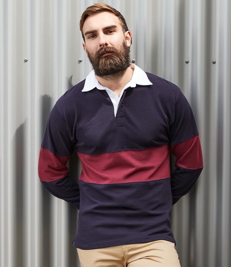 Front Row - Panelled Rugby Shirt
