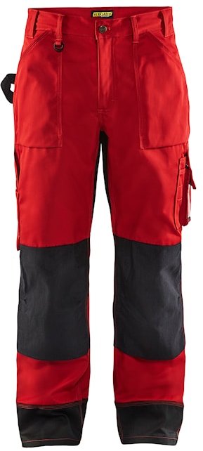 Blåkläder Werkbroek zonder spijkerzakken 15231860 Rood/Zwart