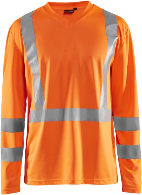 Blåkläder UV-T-Shirt lange mouw High-Vis 33831011 High-Vis Oranje