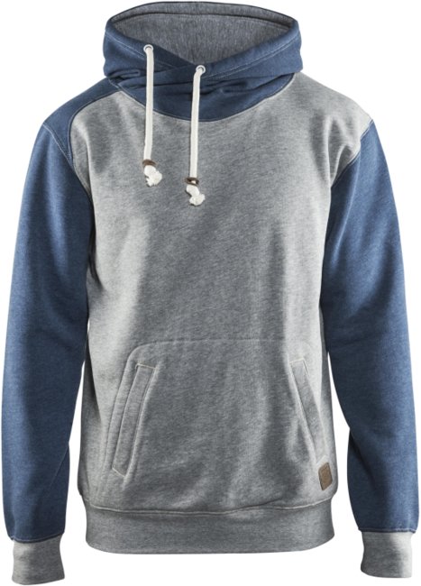 Blåkläder Hooded Sweatshirt 33991157 Grijs mêlee/Blauw