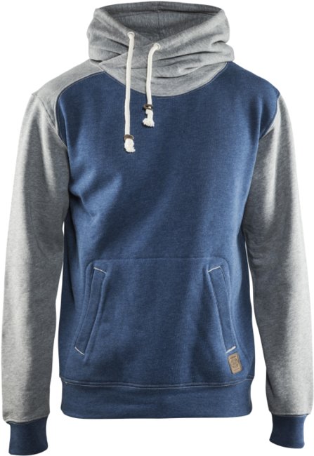 Blåkläder Hooded Sweatshirt 33991157 Blauw melange/Grijs