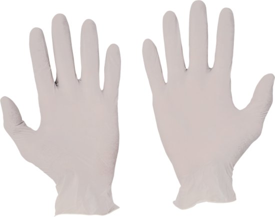 Cerva Loon Latex handschoenen (Doos=100stk)