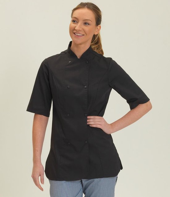 Dennys - Ladies Short Sleeve Premium Chef's Jacket