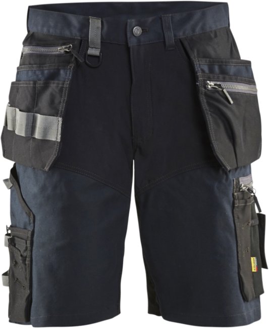 Blåkläder Short met stretch en spijkerzakken 15981343 Donker marineblauw/Zwart
