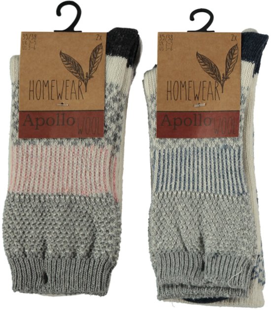 Apollo Dames Wollen Sokken 2-Pack 000131225004