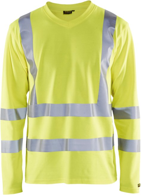 Blåkläder UV-T-Shirt High-Vis lange mouw UPF 40+ UV 33811070 High-Vis Geel
