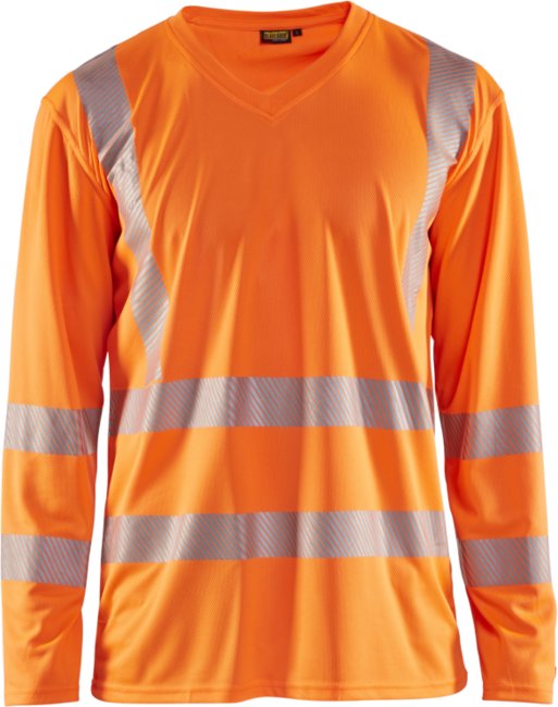 Blåkläder UV-T-Shirt lange mouw High-Vis 33851013 High-Vis Oranje