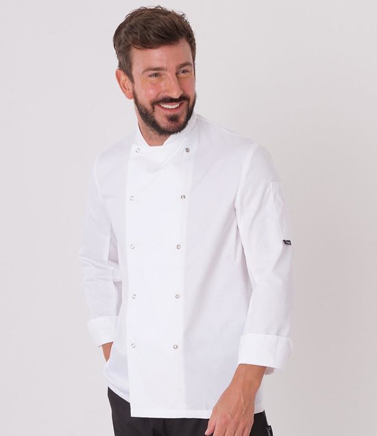 Dennys - Long Sleeve Press Stud Chef's Jacket