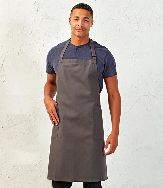 Premier - Recycled Polyester and Fairtrade Organic Cotton Bib Apron