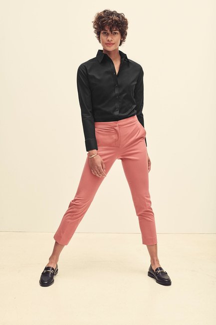 Fruit of the Loom Lady-Fit LSL Oxford Shirt