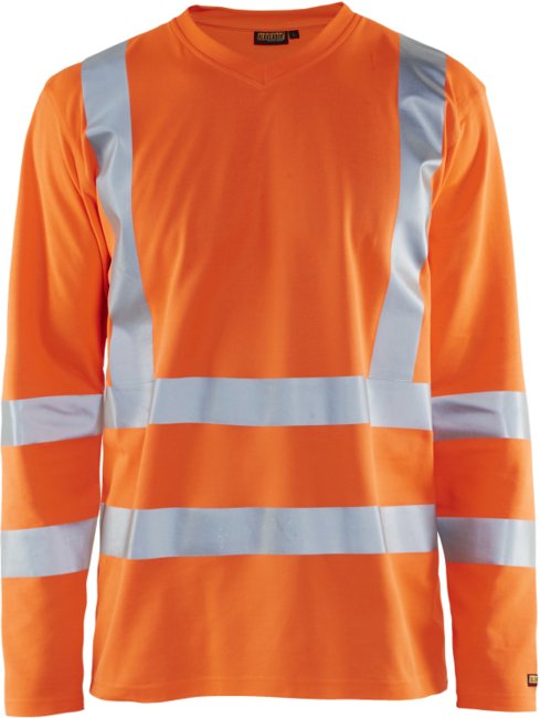 Blåkläder UV-T-Shirt High-Vis lange mouw UPF 40+ UV 33811070 High-Vis Oranje