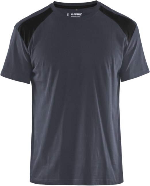 Blåkläder T-Shirt bicolour 33791042 Donkergrijs/Zwart