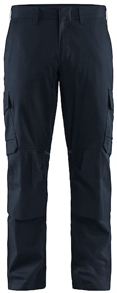 Blåkläder Industrie werkbroek stretch met kniezakken 14481832 Donker marineblauw/Zwart
