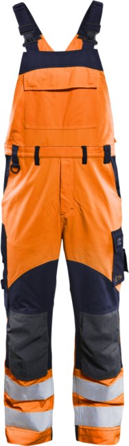 Blåkläder Multinorm inherent bretelbroek 28891513 High-Vis Oranje/Marineblauw