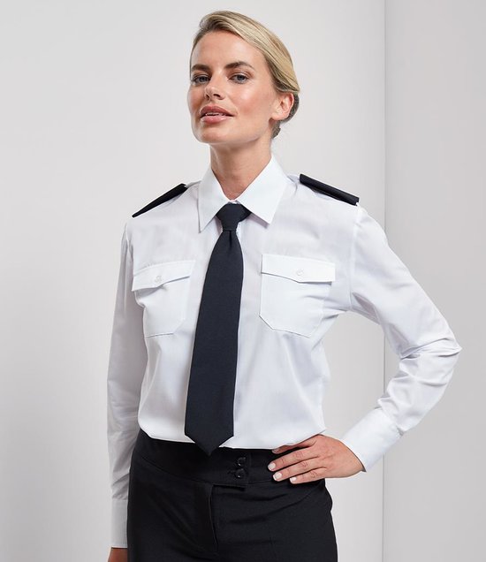 Premier - Ladies Long Sleeve Pilot Shirt