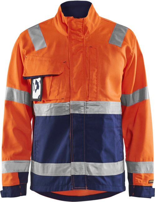 Blåkläder Jack High-Vis 40641811 High-Vis Oranje/Marineblauw