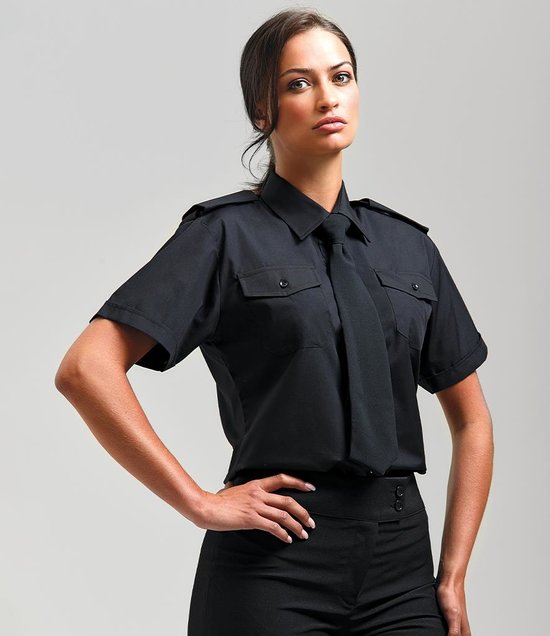 Premier - Ladies Short Sleeve Pilot Shirt